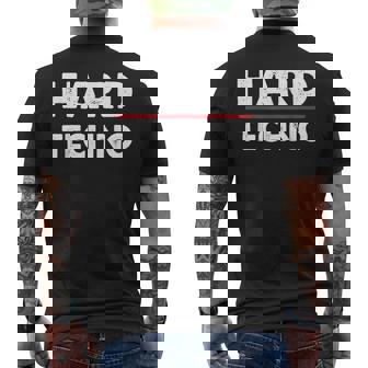 Hard Techno Rave Hardstyle Dark Festival Camiseta Hombre Estampado Espalda - Regaloses