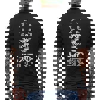 Hardcore Cráneo De Hardcore Camiseta Hombre Estampado Espalda - Regaloses