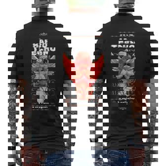 Hardtechno Is My Religion Dark Techno Rave Hard Techno Camiseta Hombre Estampado Espalda - Regaloses