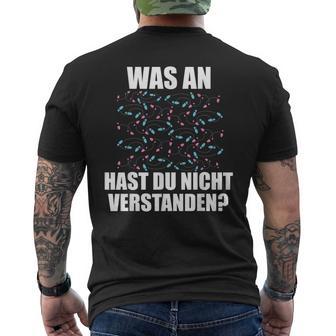 Was Hast Du Nichterstanden Dancing Dancer Dance Steps T-Shirt mit Rückendruck - Geschenkecke