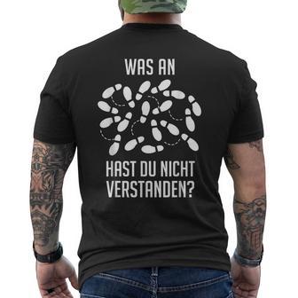 Was Hast Du Nichterstanden Tanzenschritte Tanzen Tänzer T-Shirt mit Rückendruck - Geschenkecke