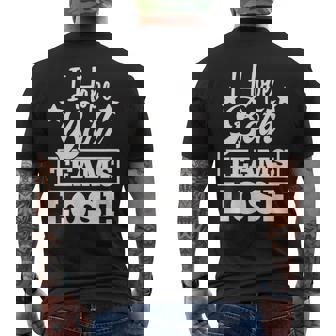 I Hate Both Teams Football Men's T-shirt Back Print - Monsterry