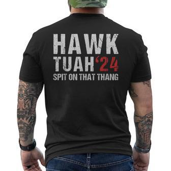 Hawk Tuah Spit On That ThangHawk Tush Hawk Tuah 2024 Men's T-shirt Back Print - Monsterry UK