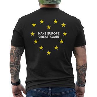 Haz Que Europa Sea Grande Otraez Camiseta Hombre Estampado Espalda - Regaloses