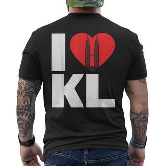 I Heart Kuala Lumpur Paraiajeros Y Turistas Camiseta Hombre Estampado Espalda - Regaloses