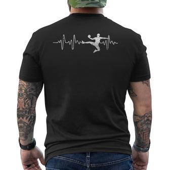 Heartbeat Handball T-Shirt mit Rückendruck - Geschenkecke