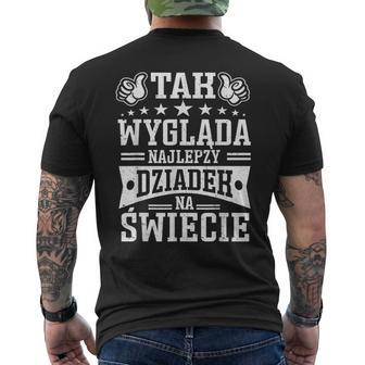 Herren Dziadzie Dziadzia Dziadziu Dziadzio Polen Dziadek T-Shirt mit Rückendruck - Geschenkecke