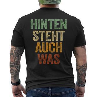 Hinten Steht Auch Was Saying Hinten Steht Auch Wat T-Shirt mit Rückendruck - Geschenkecke