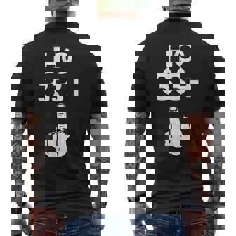 Ho 33 1 Idee Regalo Divertente 34 Anni Di Compleanno Uomo T-shirt da uomo con stampa posteriore - Novitaregali