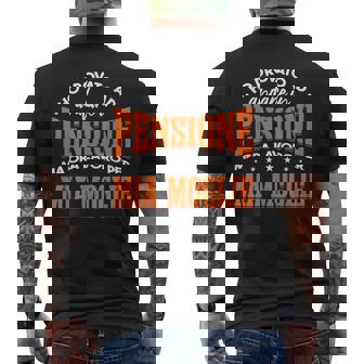 Ho Provato Ad Andare In Pensione Pensione Pensionato T-shirt da uomo con stampa posteriore - Novitaregali