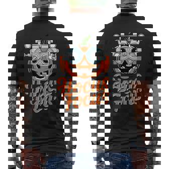 Hocus Focus Optometry Halloween Optometrist Eye Doctor Men's T-shirt Back Print - Monsterry
