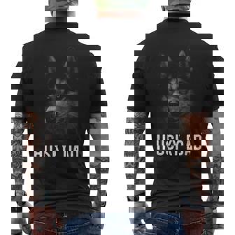 Homme Husky De Sibérie Cadeau Pour Homme Husky Papa Amateur De Chien T-shirt imprimé au dos - Cadeauxyz