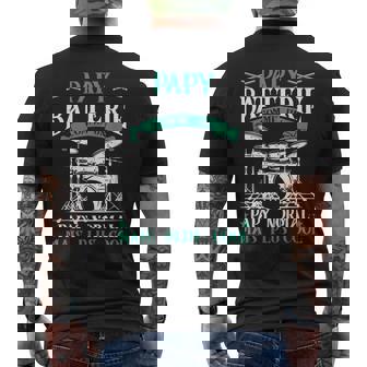 Homme Papy Batterie Amateur De Musique T-shirt imprimé au dos - Cadeauxyz