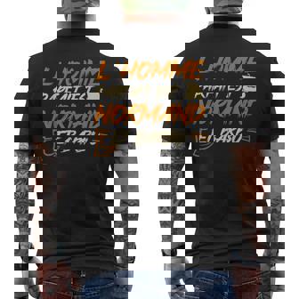 Homme Parfait Normand Barbu France Région Culture Cadeau T-shirt imprimé au dos - Cadeauxyz