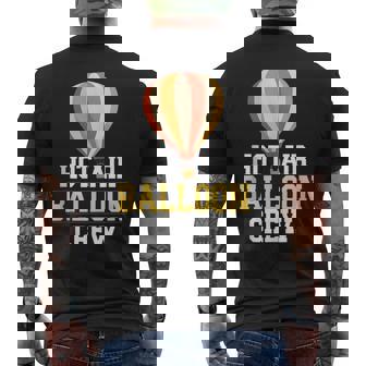 Hot Air Balloon Crew Ballooning Hot Air Balloon Men's T-shirt Back Print - Monsterry