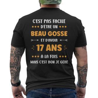 Humour Garçon Ado 17 Ans Beau Gosse Anniversaire 17 Ans T-shirt imprimé au dos - Cadeauxyz