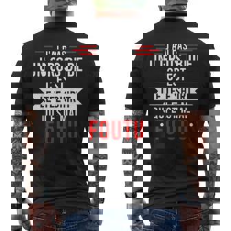 Humour J'ai Pas Un Gros Bide C'est Le Qui Est Mal Foutu T-shirt imprimé au dos - Cadeauxyz