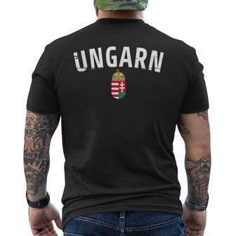 Hungaryintage Hungary Hungarian S T-Shirt mit Rückendruck - Geschenkecke