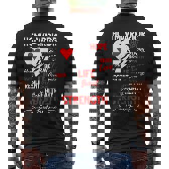 Hypertrophic Cardiomyopathy Raising Awareness HCM Warrior Men's Back Print T-Shirt - Monsterry