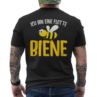 Ich Bin Eine Flotte Biene T-Shirt mit Rückendruck - Geschenkecke