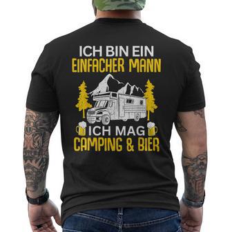 Ich Bin Einfacher Mann T-Shirt mit Rückendruck - Geschenkecke