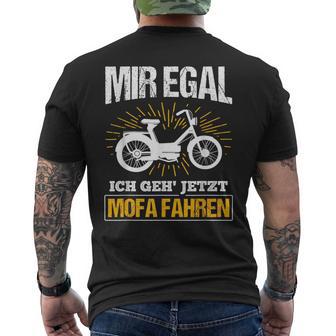 Ich Geh' Jetzt Mofa Fahren Moped Moped T-Shirt mit Rückendruck - Geschenkecke