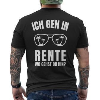 Ich Geh In Rente 2023 Retirement T-Shirt mit Rückendruck - Geschenkecke