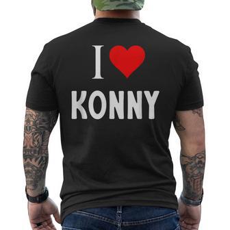 Ich Liebe Konny T-Shirt mit Rückendruck - Geschenkecke