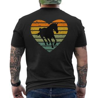 Ich Liebe Pferde Reiten Pferdeliebe T-Shirt mit Rückendruck - Geschenkecke