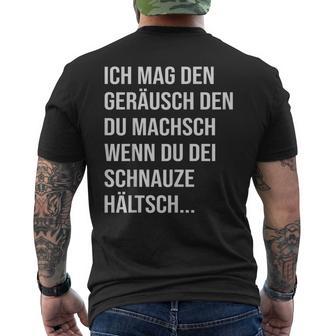 Ich Mag Den Geräusch T-Shirt mit Rückendruck - Geschenkecke