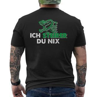 Ich Steirer Du Nix Steiermark T-Shirt mit Rückendruck - Geschenkecke