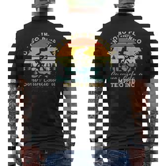 Idea Rentner Montagna Ciclisti Gadget Pension Uomini T-shirt da uomo con stampa posteriore - Novitaregali