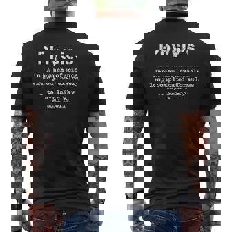 Idée Cadeau Scientifique Humoristique Branche Scientifique T-shirt imprimé au dos - Cadeauxyz