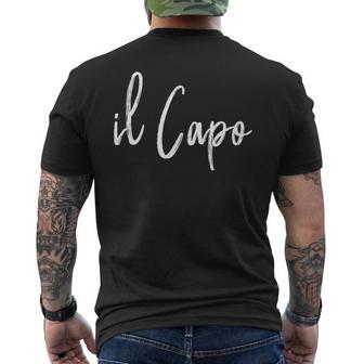 Il Capo Italian The Boss T-Shirt mit Rückendruck - Geschenkecke