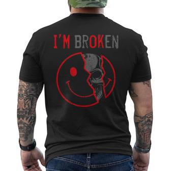 I'm Broken I'm Ok I'm Broken T-Shirt mit Rückendruck - Geschenkecke