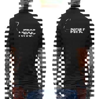I'm Nervous Personality Character Reference T-shirt da uomo con stampa posteriore - Novitaregali
