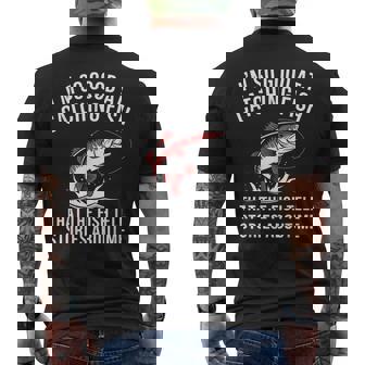 I'm So Good At Catching Fish That The Fish Tell Stories Men's T-shirt Back Print - Seseable
