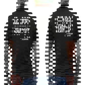 I'm A Never Trump Guy JD Vance Anti Trump Vance 2024 Men's T-shirt Back Print - Monsterry