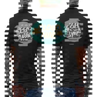 Impressionante Cloud Nine Discorso T-shirt da uomo con stampa posteriore - Novitaregali
