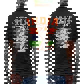 India Cricket Supporters Jersey Indian Cricket Fans Men's T-shirt Back Print - Thegiftio