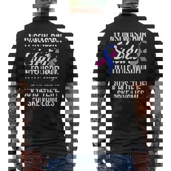 Infant Loss Son Silent Pregnancy Baby Miscarriage Men's T-shirt Back Print - Monsterry