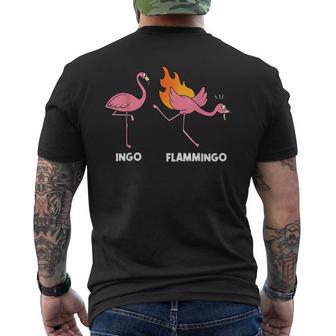 Ingo Flammingo T-Shirt mit Rückendruck - Seseable