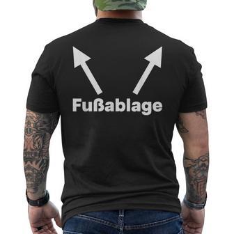 Ironie Füßrege T-Shirt mit Rückendruck - Geschenkecke