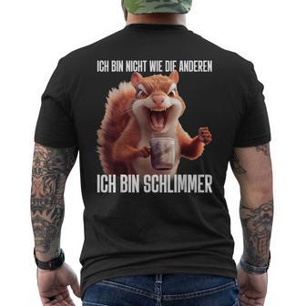 Ironie Ich Bin Nicht Wie Die Anderen T-Shirt mit Rückendruck - Geschenkecke