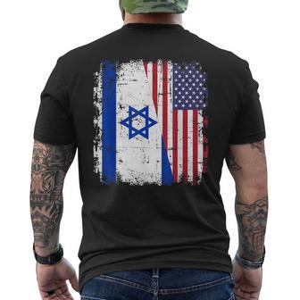 Israel Usa Flag T-Shirt mit Rückendruck - Geschenkecke