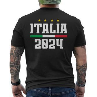Italien 2024 Italien Flagge Urlaub Reise T-Shirt mit Rückendruck - Seseable