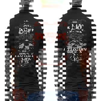 It's A Alcime Thing You Wouldn't Understand Alcime Last Name Blood Run Through My Veins Men's T-shirt Back Print | Seseable UK