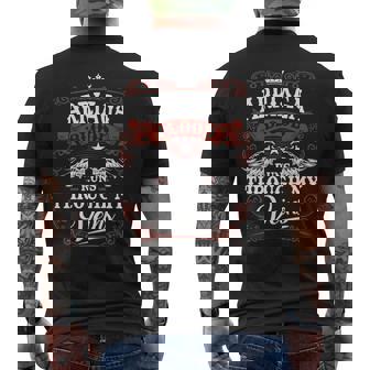 It's A Arriaga Thing You Wouldn't Understand Arriaga Last Name Blood Run Through My Veins Men's T-shirt Back Print | Seseable UK