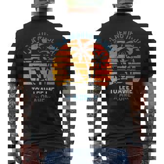Its A Beautiful Day To Leave Me Alone Summer Ideas Men's T-shirt Back Print - Monsterry