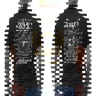 It's A Bromley Thing You Wouldn't Understand Personalized Last Name Bromley Family Crest Coat Of Arm Men's T-shirt Back Print | Seseable UK